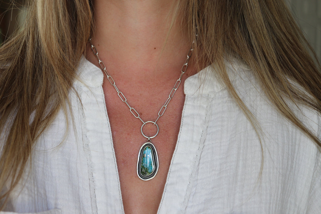 Sonoran Gold Turquoise Necklace