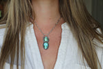 Double Sonoran Gold Turquoise Necklace