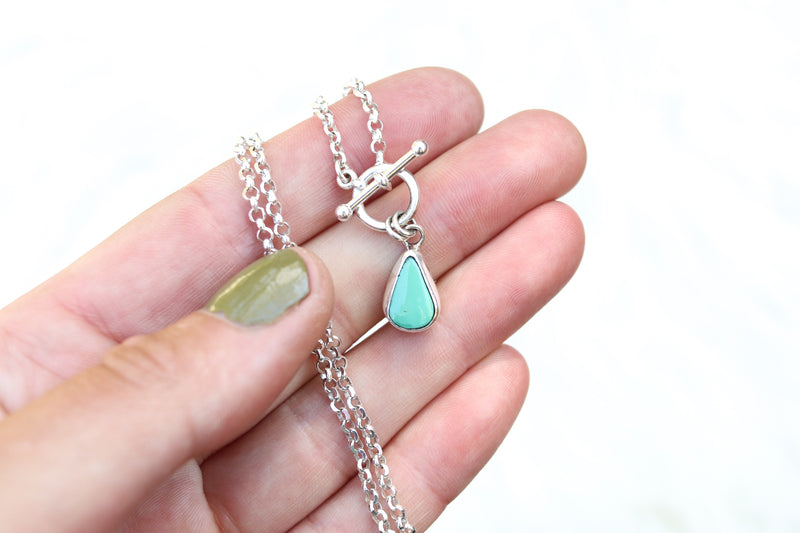 Royston Turquoise Toggle Clasp Necklace