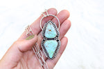 Double Turquoise Mountain Necklace