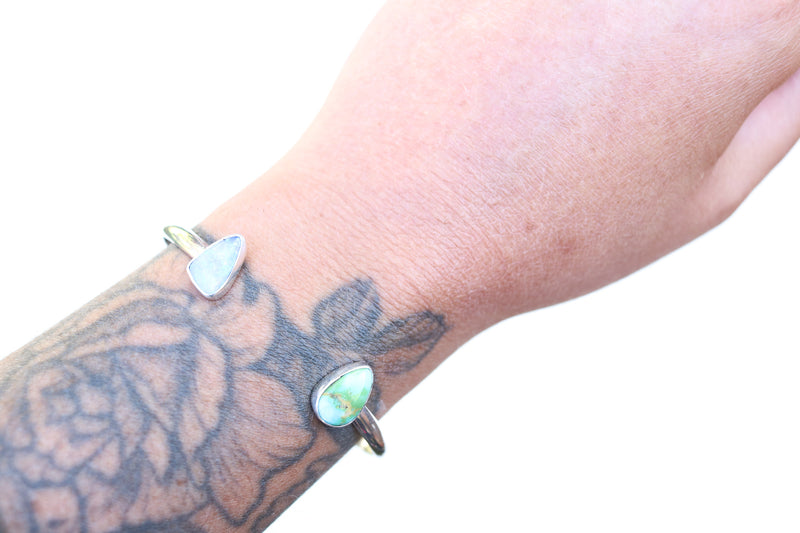 Opal x Turquoise Cuff (6 inches)