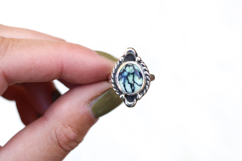 Size 5 Snowville Variscite Ring