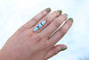 Size 5.5 Triple Opal Ring