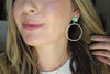 Sonoran Mountain Turquoise Stud Hoops 1