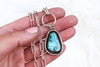 Sonoran Gold Turquoise Hoop Necklace 2