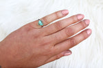 Size 4 Hubei Turquoise Heart Ring