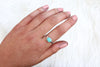 Size 9 Carico Lake Turquoise Ring