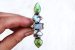 Size 6.5 Turquoise x Opal Stacked Ring