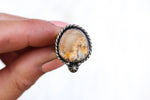 Size 6 Graveyard Point Plume Agate Ring