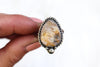 Size 10 Graveyard Point Plume Agate Ring