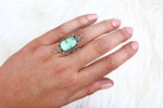 Size 6 Carico Lake Turquoise Ring