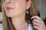 Sonoran Gold Turquoise Lever Back Earrings 2