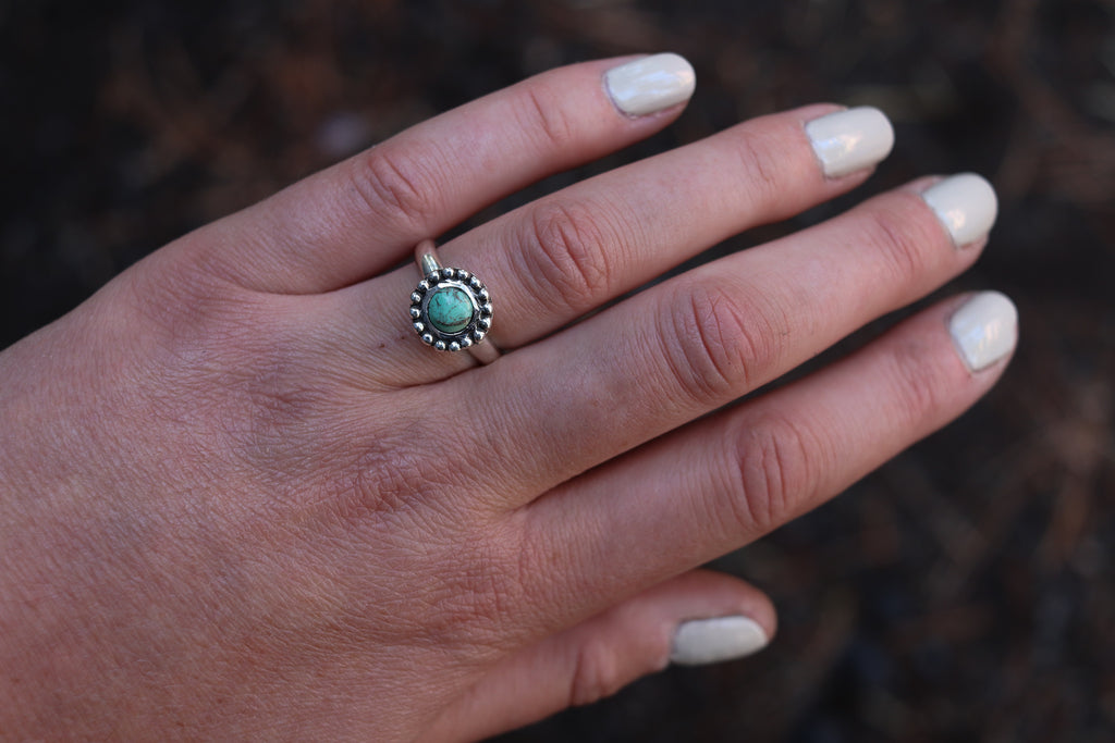 MTO: Bead + Turquoise Rings