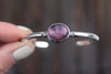 Lepidolite Stamped Cuff (5.5 inches)