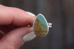 Size 7 Gary Green Jasper Ring