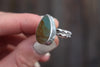 Size 7 Gary Green Jasper Ring