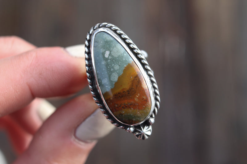 Size 6 Rocky Butte Jasper Ring