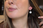 Wildflower Lever Back Earrings - Made To Order