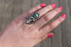 MTO: Turquoise/Variscite x Montana Agate Ring