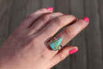 Size 10 Turquoise Mountain Turquoise Ring