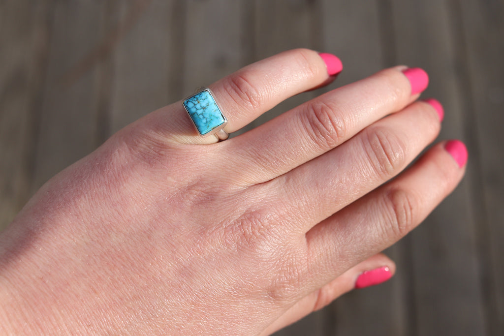 Size 5 Kingman Turquoise Ring