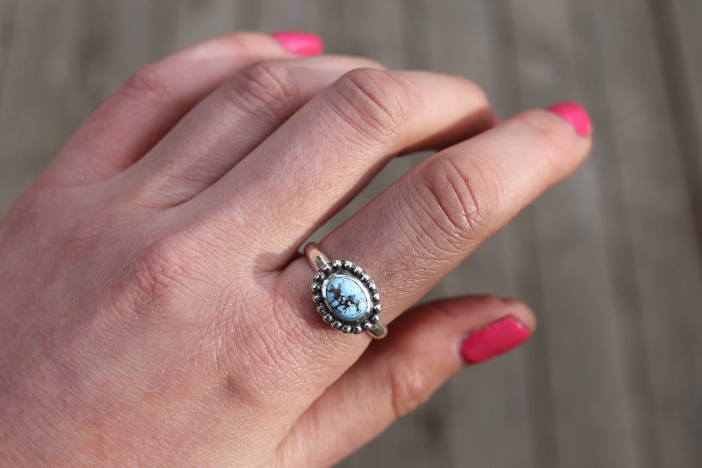 Size 10 Golden Hill Turquoise Ring