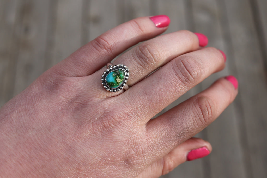 Size 5.5 Sonoran Mountain Turquoise Ring