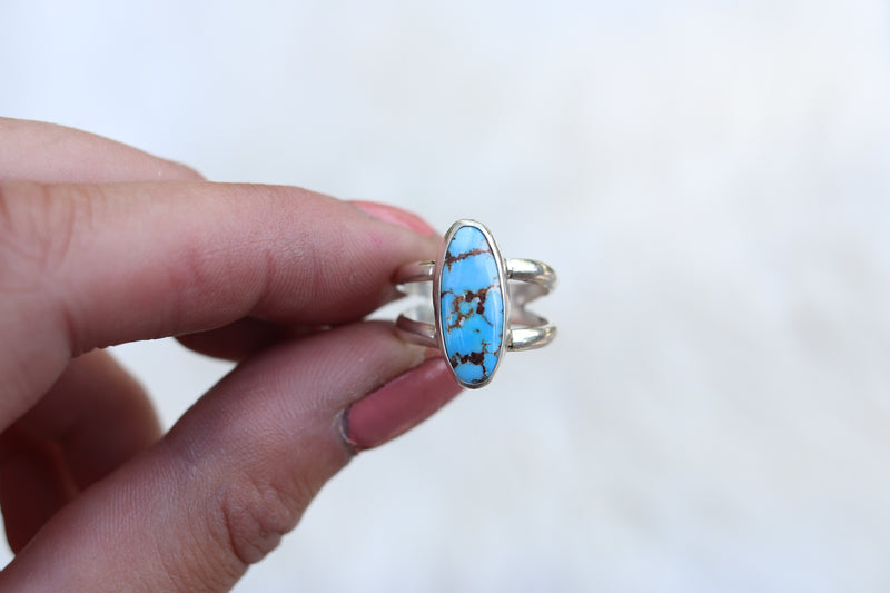 Size 5.5 Golden Hill Turquoise Ring