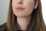 Sonoran Gem Turquoise Stud Earrings 2