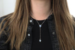 Opal Lariat Necklace