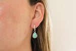 Sonoran Gem Turquoise Lever Back Earrings 6