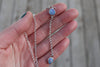 Opal Lariat Necklace