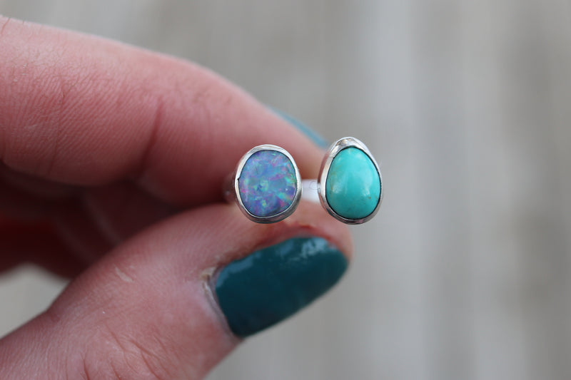 Size 3-4 Opal x Turquoise Ring (Adjustable)