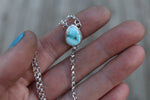 Golden Hill Turquoise Lariat Necklace
