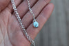Golden Hill Turquoise Lariat Necklace
