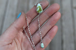 Sonoran Gold Turquoise Lariat Necklace 3
