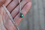 Kingman Turquoise Lariat Necklace