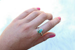 Size 11 Sonoran Mountain Turquoise Ring