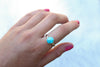 Size 10 Sonoran Mountain Turquoise Ring
