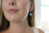 Sonoran Mountain Turquoise Lever Back Earrings
