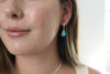 Sonoran Gem Turquoise Lever Back Earrings 5