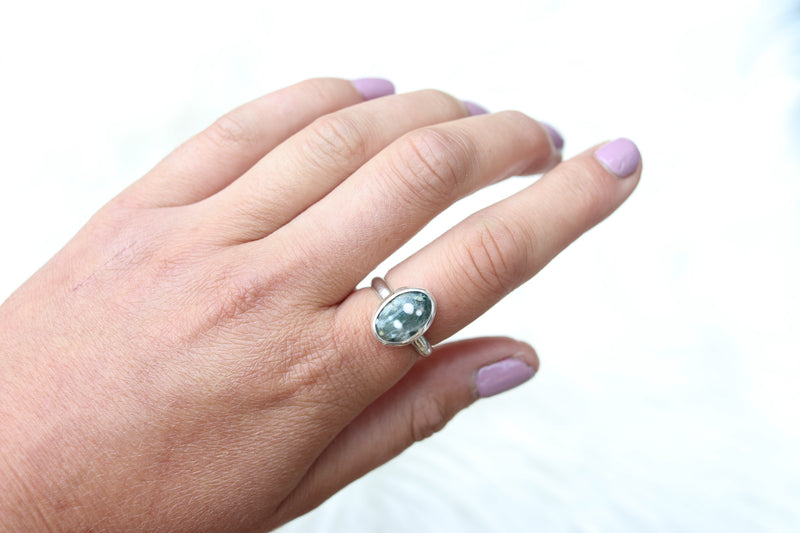 Size 8 Ocean Jasper Ring