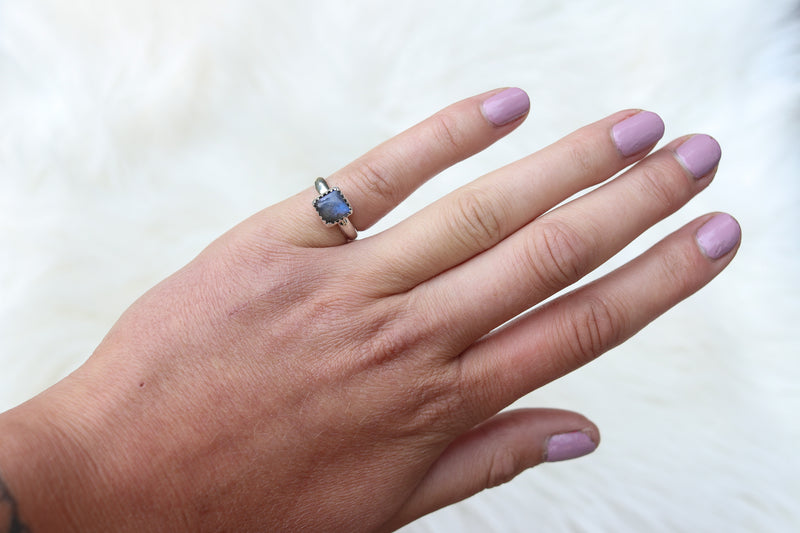 Size 4.75 Labradorite Ring
