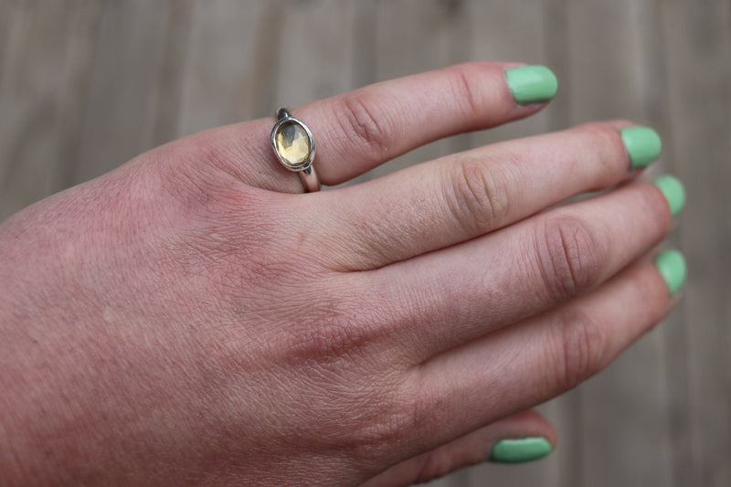 Size 6 Fire Agate Ring