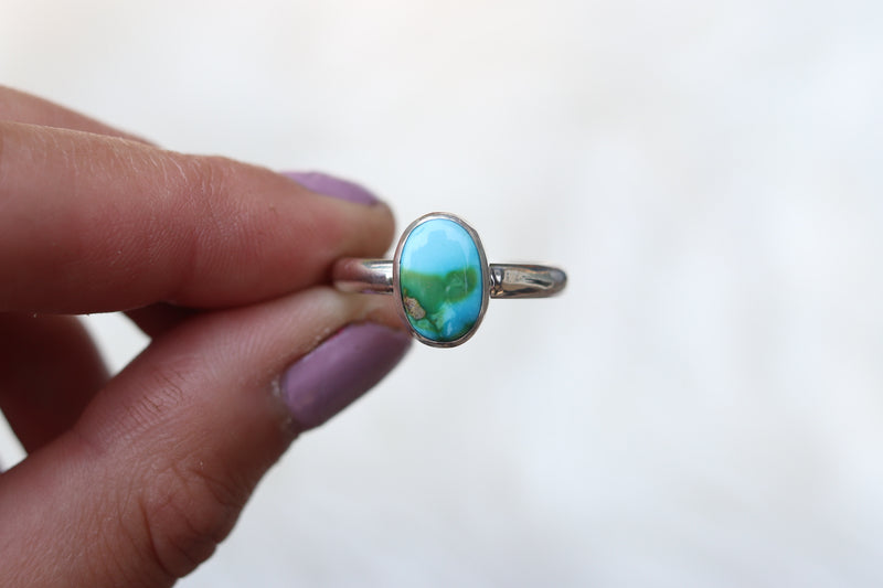 Size 11 Sonoran Mountain Turquoise Ring