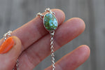 Sonoran Gold Turquoise Lariat Necklace 2