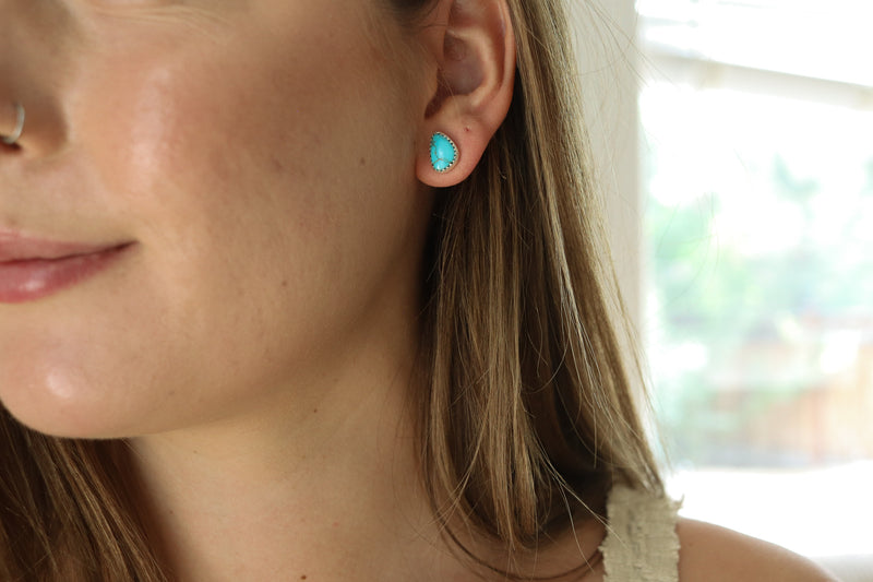 Sonoran Gem Turquoise Stud Earrings 5