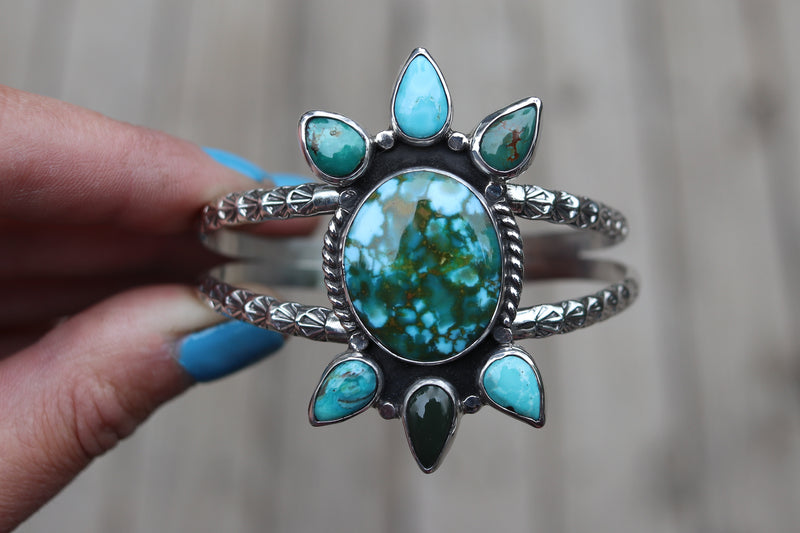 Kingman x Royston Turquoise Cuff (6 inches)