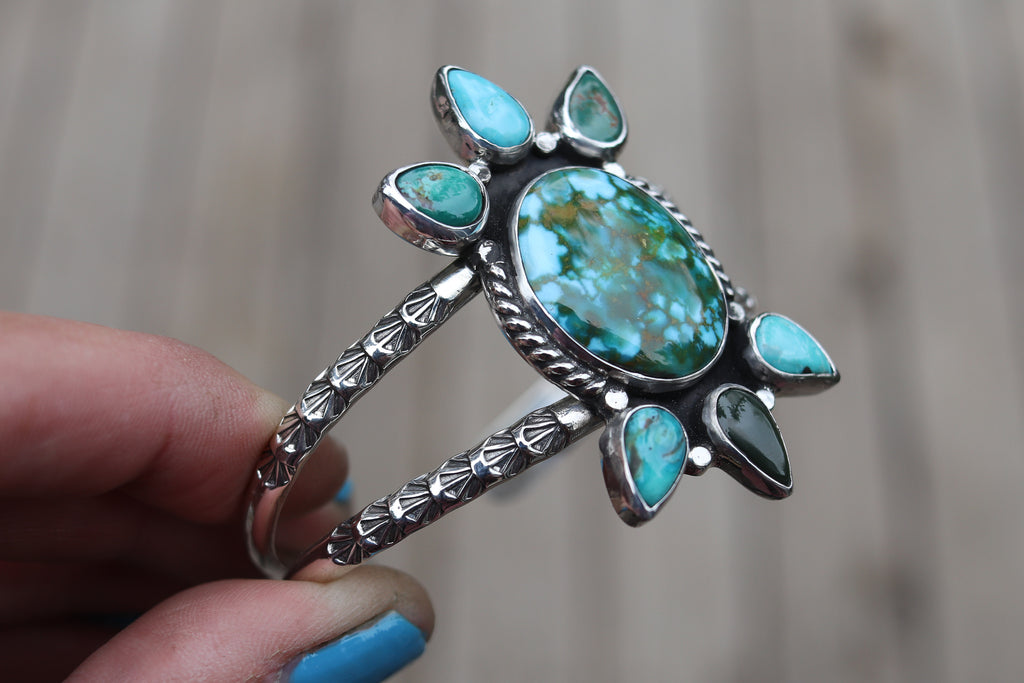 Kingman x Royston Turquoise Cuff (6 inches)