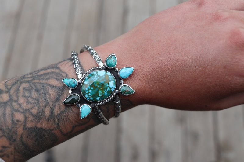 Kingman x Royston Turquoise Cuff (6 inches)